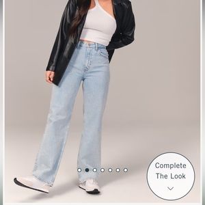 Abercrombie ultra high rise 90s relaxed fit jean curve love size 26